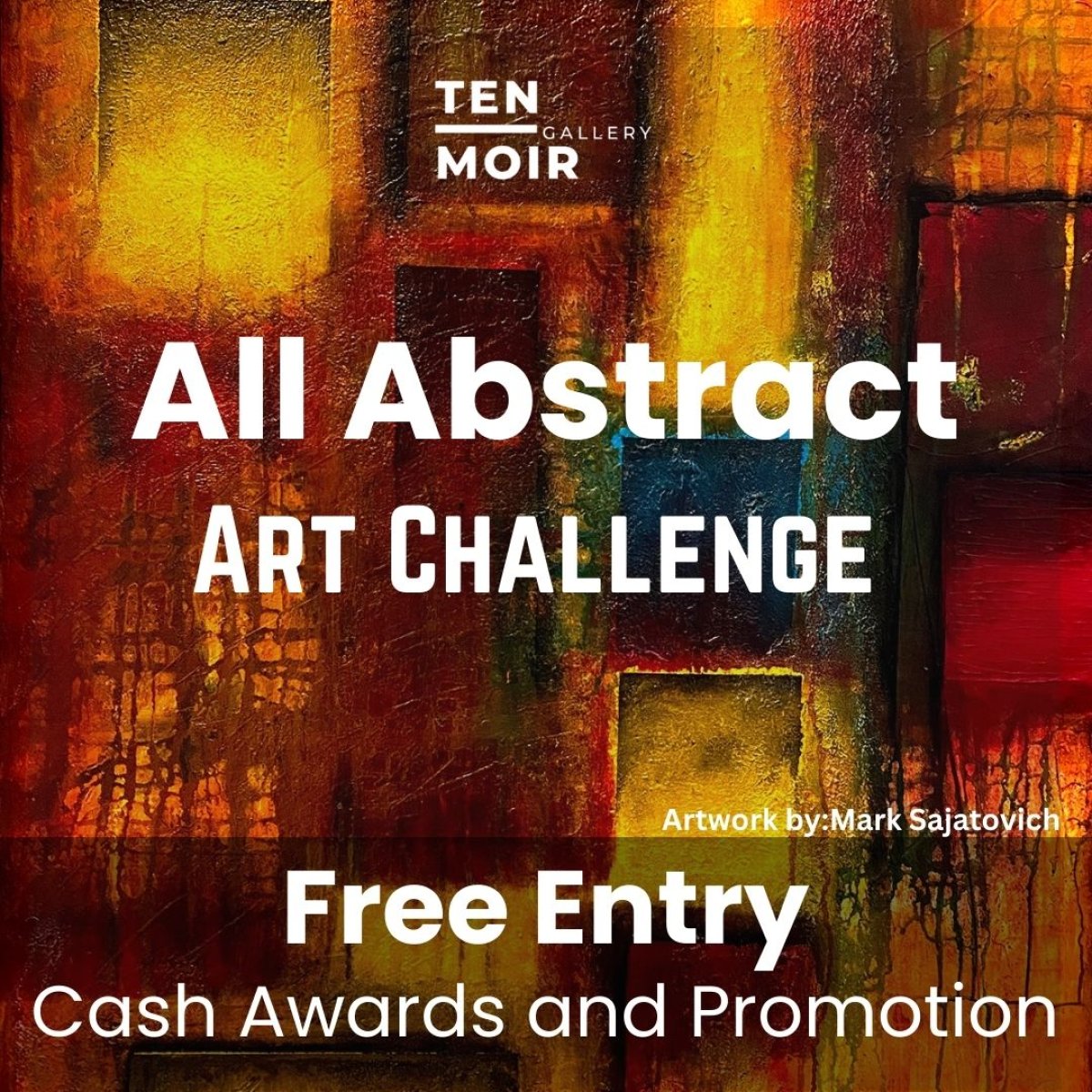 ALL ABSTRACT | Monthly Art Challenge (Early Bird: Free Entry)